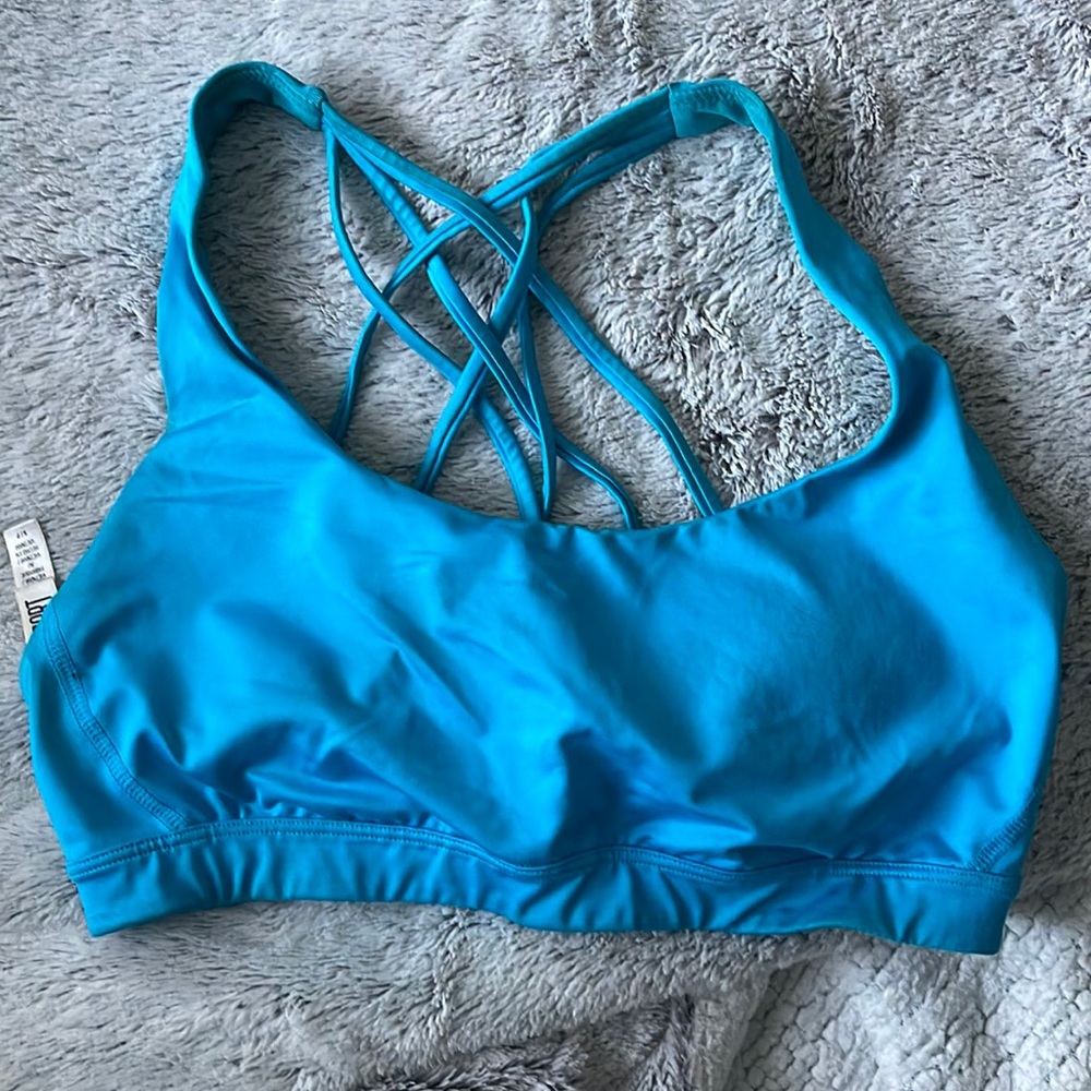 Blue Victoria Sport top